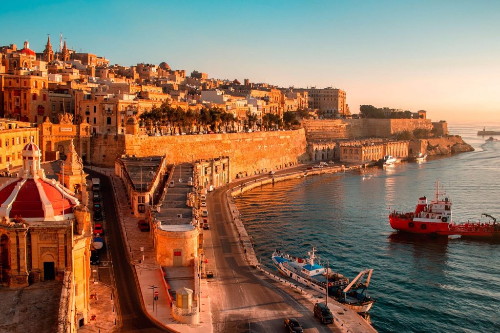 A Ilha de Malta está entre os 3 destinos mais acessíveis em agências de intercâmbio