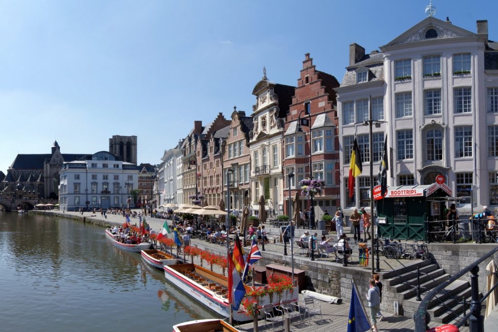 Ghent, capital da província da Flandres Oriental (Bélgica)