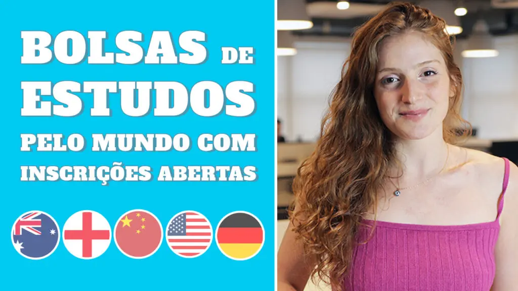 Vídeo: Bolsas de estudo para outubro | Inglaterra, China, Austrália, Alemanha e EUA